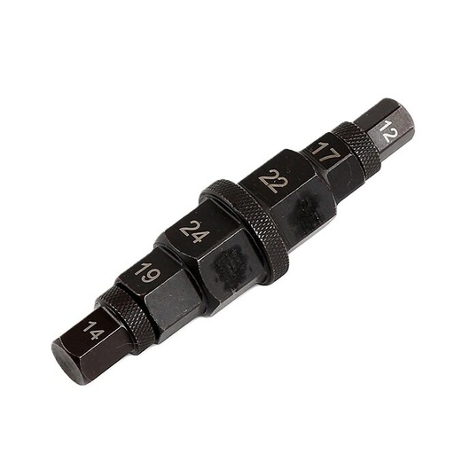[WT04J1250] ⬡ Speciali galvutė motociklo ašiai 12,14,17,19,22,24mm (WT04J1250)
