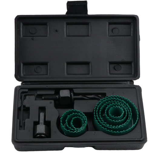[CL801602] ⬡ Gręžimo karūnų medienai rinkinys 11 vnt. 19/64 mm (CL801602, CHANGLU TOOLS)
