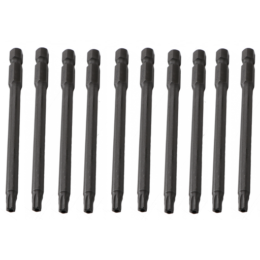 [CL510430] ⬡ 1/4" (6.3mm) Dr TORX-S impact bit, 10pcs. T30 x 100mm (CL510430, CHANGLU TOOLS)