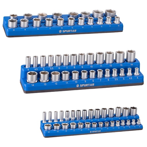 [KRZT3] ⬡ Magnetic tray socket holder Metric set (3pcs) (KRZT3)