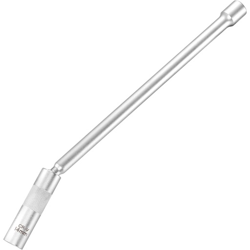 [KR2019063L] ⬡ 3/8" Dr. Universal spark plug socket long reach 14mm 12pt with magnet (KR2019063L, KINGROY)