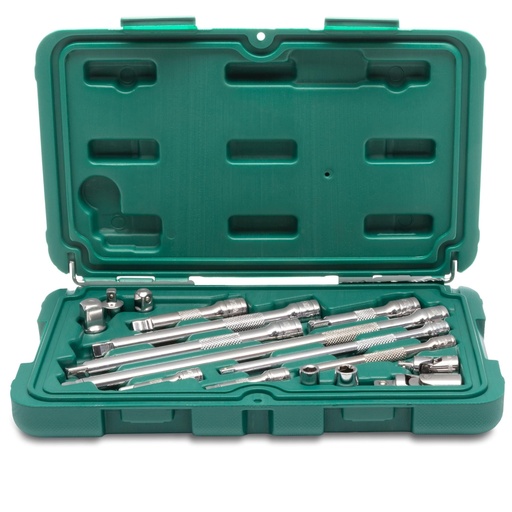 [ST09545G] ⬡ 1/4" + 3/8" Dr. Adapter and accessory set 16pcs (ST09545G, SATA)