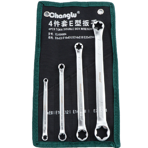 [CL404604] ⬡ E-TORX set 4pcs (CL404604, CHANGLU TOOLS)