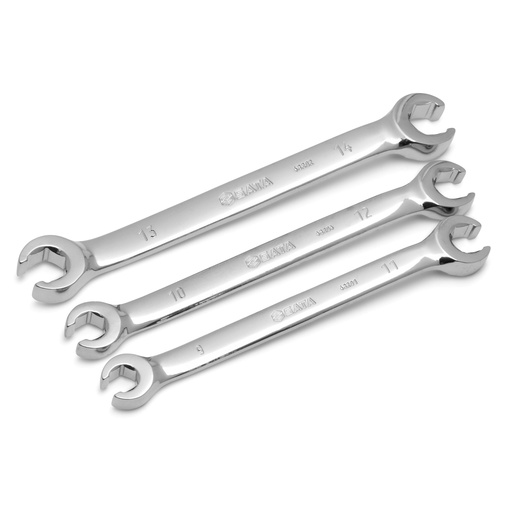 [ST09033U] ⬡ Flare nut wrench set 3pcs (ST09033U, SATA)