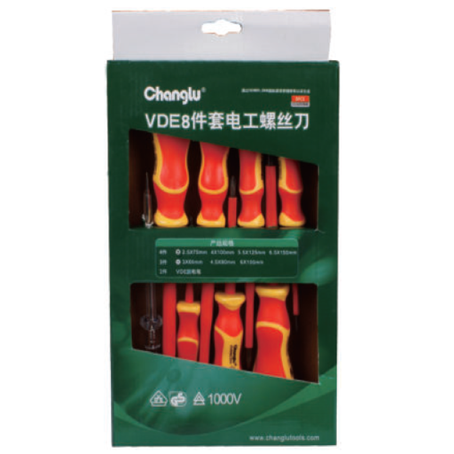 [CL505908] ⬡ Screwdriver insulated VDE set 8pcs (CL505908, CHANGLU TOOLS)