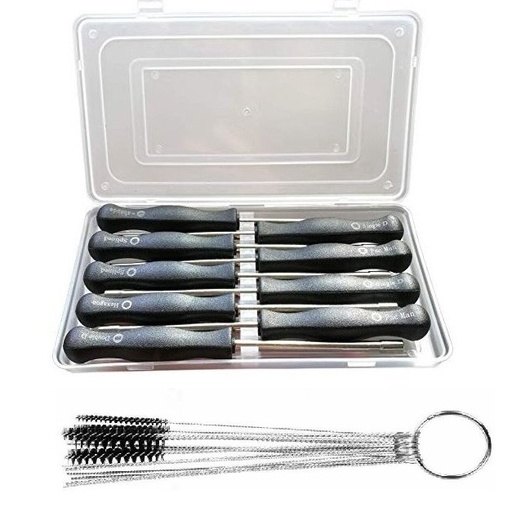 [MHR11360] ⬡ Keys for adjusting carburetors 8 pcs + brushes (MHR11360)