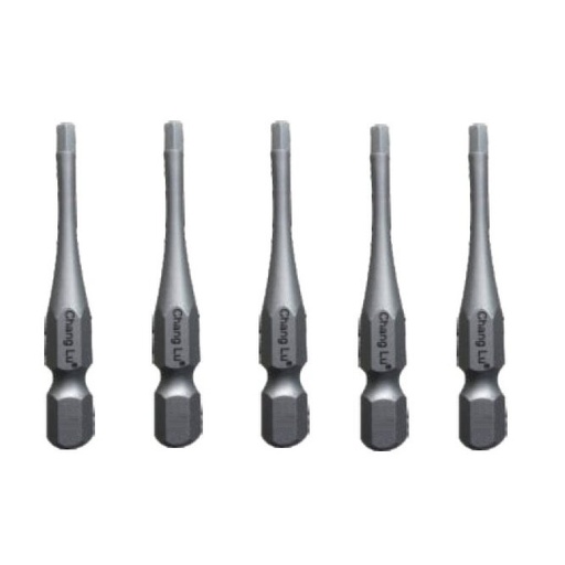 [CL507907] ⬡ 1/4" (6.3mm) Dr IMBUS impact bit, 5pcs. S2 6 x 50mm (CL507907, CHANGLU TOOLS)