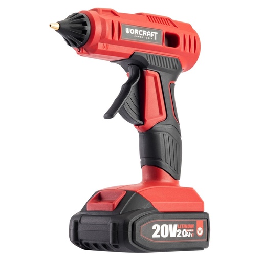 [CLGS20Li] ⬡ Li-Ion akumuliatorinis klijų pistoletas WORCRAFT 20V (CLGS20Li, WORCRAFT)
