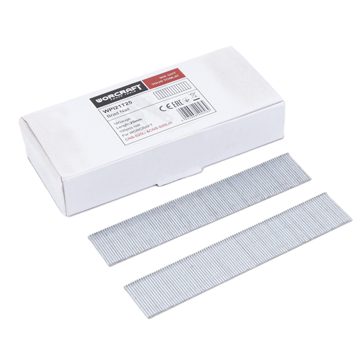 [CNSS20WPI21T25] Nails 25mm for combined nailer CNS-S20LiH gauge 18 (100pcs) (CNSS20WPI21T25, WORCRAFT)