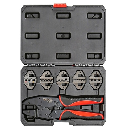[YT22451] ⬡ Quick interchangeable ratchet crimper set (YT22451)