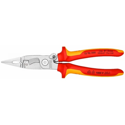 [1396200] ⬡ Installation pliers VDE 200mm (1396200, KNIPEX)