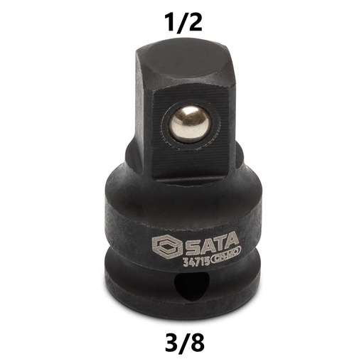 [ST34715SC] ⬡ 3/8" Dr. Impact adapter 3/8'' - 1/2'' (ST34715SC, SATA)