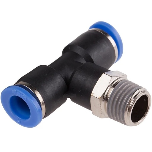 [8041808] ⬡ T formos greito įstatymo jungtis su išoriniu sriegiu, vyr. išor. srieg. 1/8" x 8 x 8 mm (8041808, OMG GHIOTTO)