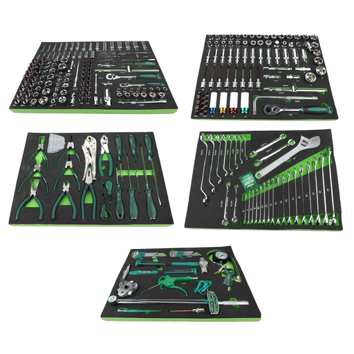 [CL1068012345] ⬡ Tool tray set 330pcs (5 trays) for roller cabinet (CL1068012345, CHANGLU TOOLS)