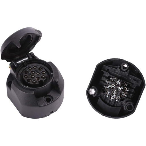 [KR3008] ⬡ Plastikinė apvali galvutė 13 kontaktų (KR3008)
