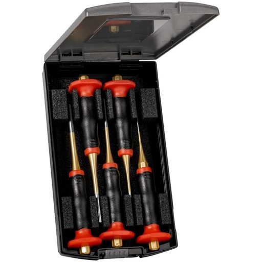 [9R4251520] ⬡ Pin punch set 5pcs with handguard RENNSTEIG (9R4251520)