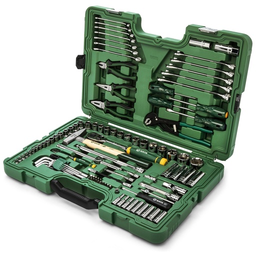 [ST09547G] ⬡ 1/2" + 1/4" Dr. Socket tool set 104pcs (ST09547G, SATA)