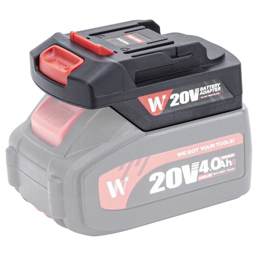 [BA01WTM] ⬡ Akumuliatoriaus adapteris WORCRAFT 20V (BA01WTM, WORCRAFT)