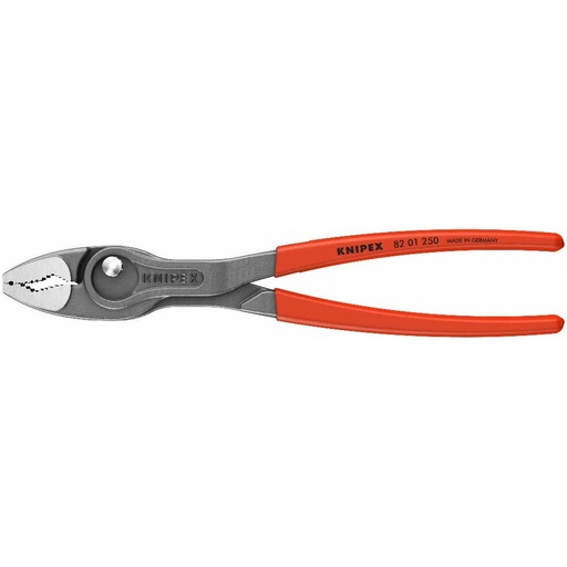 [8201250] ⬡ TwinGrip slip joint pliers with locking 250mm KNIPEX (8201250, KNIPEX)