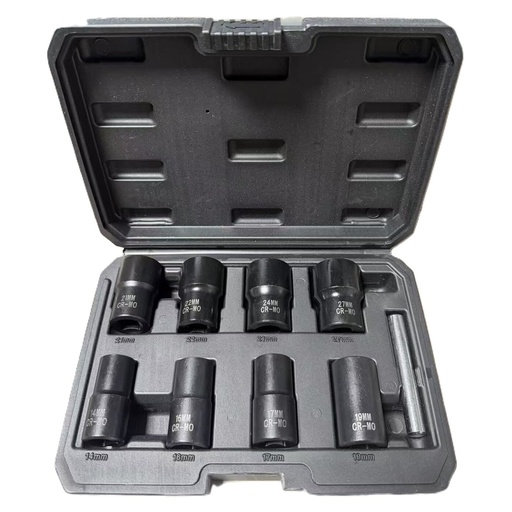 [KR1210] ⬡ Bolt extractor socket set 10pcs, 1/2" Dr. (KR1210)