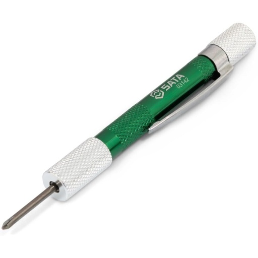 [ST03142] ⬡ Mini scewdriver with interchagable tips (6pcs) (PH/torx) (ST03142, SATA)