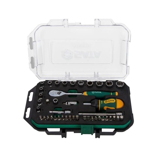 [ST109200] ⬡ 1/4" Dr. 120XP socket set 49pcs (ST109200, SATA)