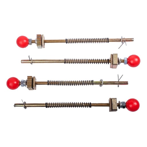 [PL402BLDT] ⬡ Fiksavimo įtaiso / svirties fiksatoriaus rinkinys (4 vnt.) PL-4.0-2B. Atsarginė dalis (PL402BLDT, PULI)
