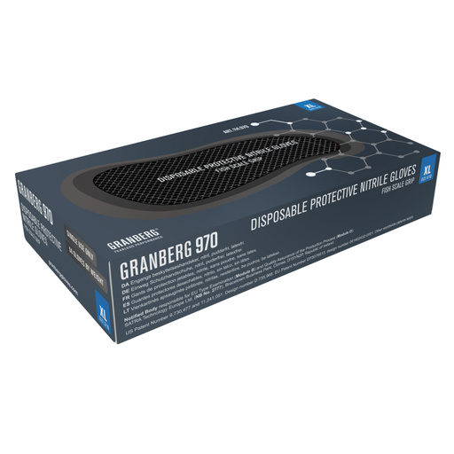 [114970L] ⬡ Disposable nitrile gloves GRANBERG 970 9 (L) (50 pcs.) (114970L)