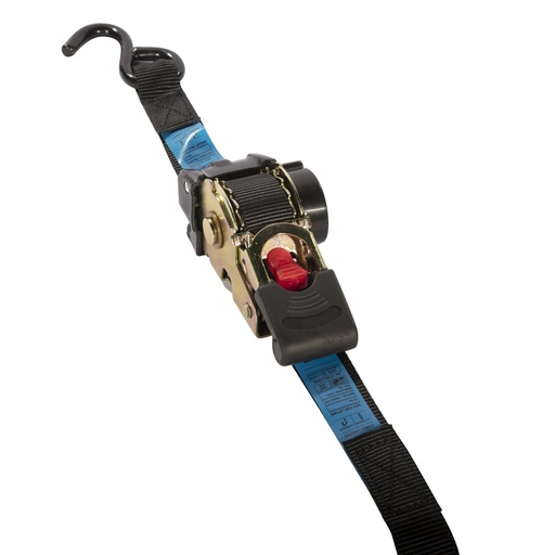 [THS300X3M] ⬡ Auto retract ratchet tie down strap 0.3t, L=3.0m, width 25mm (THS300X3M, TOHO)