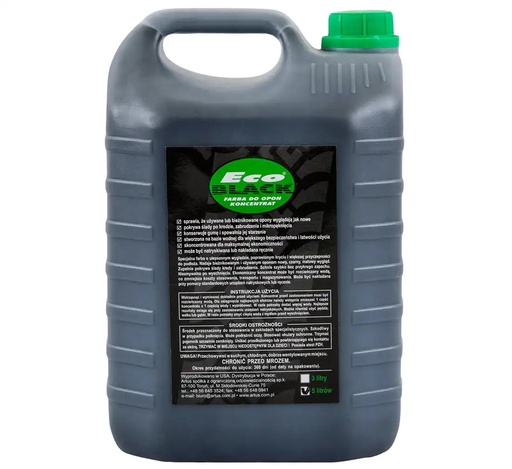 [08-00-80] ᴿᴰ Juodi padangų dažai ECO BLACK juodas koncentratas 5L (08-00-80, REDATS)