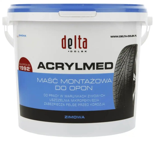 [08-00-90] DELTA Acrylmed padangų montavimo pasta žieminė mėlyna 4kg (08-00-90, REDATS)