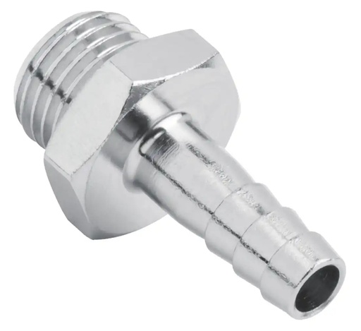 [05-00-84] ᴿᴰ RQS šļūtenes nipeļa savienojums 6 mm, 1/4″ ārējā vītne (05-00-84, REDATS)