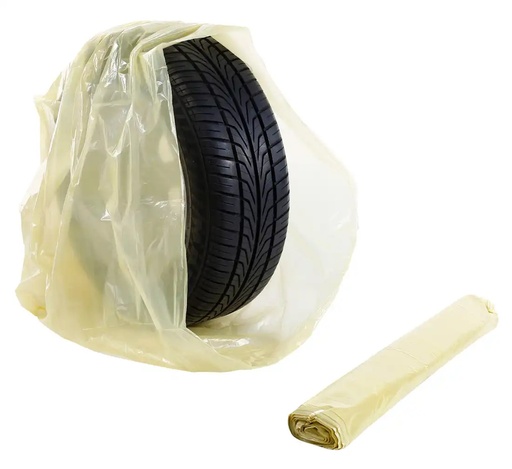 [04-01-11] ᴿᴰ Tyre storage bags, yellow, LDPE 52 cm, 10 pcs (04-01-11, REDATS)