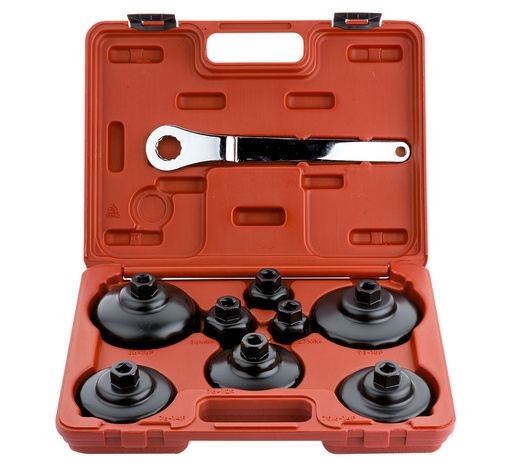 [07-00-19] ᴿᴰ Oil filter wrenches BOXO, case 9 pcs (07-00-19, BOXO)