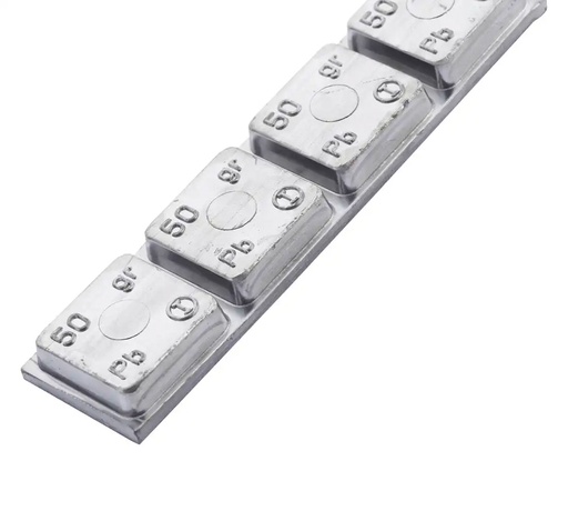 [01-01-80] ᴿᴰ Adhesive weights for truck wheels ALU 4×50 g (01-01-80, REDATS)