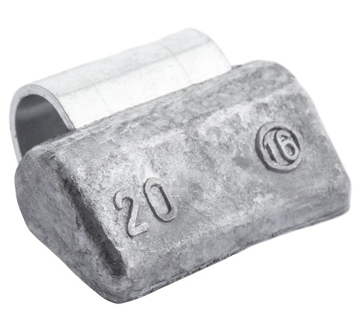 [01-01-88] Lead Clip-on weights Fivestars for ALU rims - PB - 20g (01-01-88, REDATS)