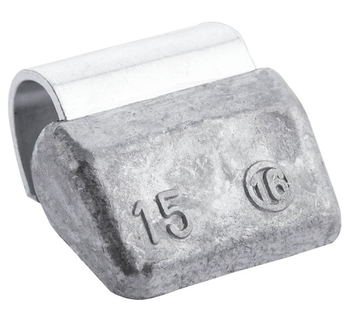 [01-01-87] Lead Clip-on weights Fivestars for ALU rims - PB - 15g (01-01-87, REDATS)