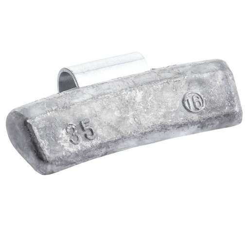 [01-01-91] ᴿᴰ Lead Clip-on weights Fivestars for ALU rims - PB - 35g (01-01-91, REDATS)