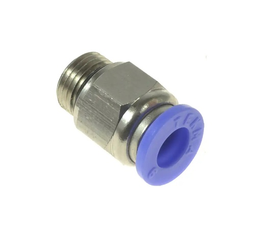 [26-01-26] ᴿᴰ Taisns savienojums 8 mm šļūtenei, 1/8″ vītne (26-01-26, REDATS)