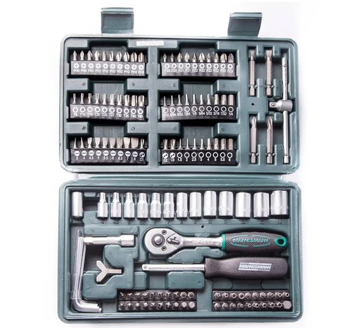 [07-01-17] ᴿᴰ Mannesmann tool kit - 130 items - suitcase (07-01-17, MANNESMANN)