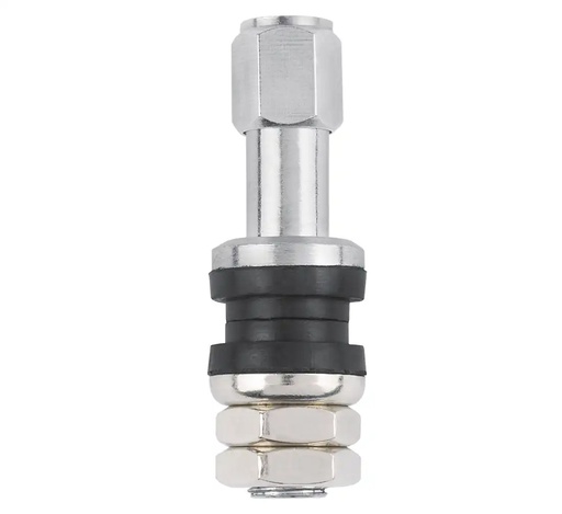 [03-01-28] Tubeless valve for motorcycle tyres chrome-plated TR 43E (03-01-28, REDATS)