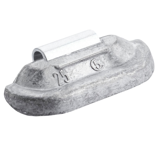 [01-00-91] ᴿᴰ Clip-on lead (Pb) 25g weights for steel wheels Fivestars (01-00-91, REDATS)