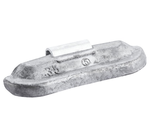 [01-00-93] ᴿᴰ Clip-on lead (Pb) weights FIVE STARS 35 g, for steel rims (01-00-93, FIVE STARS)