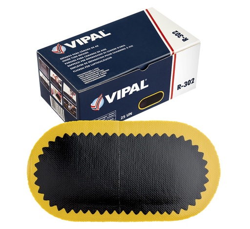 [02-03-46] ᴿᴰ Tube patches VIPAL R302 95×50 mm, 25 pcs (02-03-46, VIPAL)