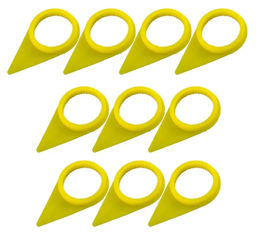 [04-03-28] ᴿᴰ Checkpoint indicators 19 mm – loose wheel nut indicator, 10 pcs (04-03-28, REDATS)
