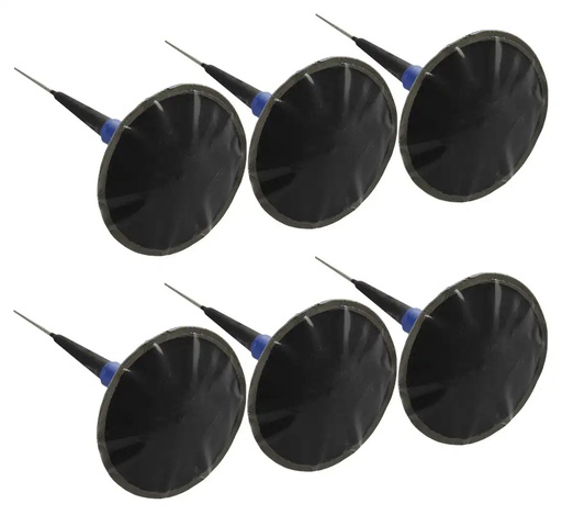 [02-04-73] ᴿᴰ Tyre repair mushrooms with a patch REDATS 6mm - 6 pcs (02-04-73, REDATS)
