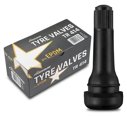 [03-02-47] ᴿᴰ Black valve TR 414, FS PRO EPDM, 100 pcs (03-02-47, REDATS)