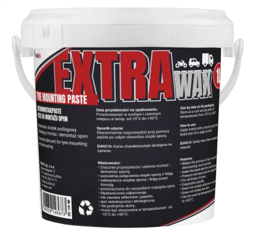 [08-01-32] ᴿᴰ Padangų montavimo pasta EXTRA wax 1 kg (08-01-32, REDATS)