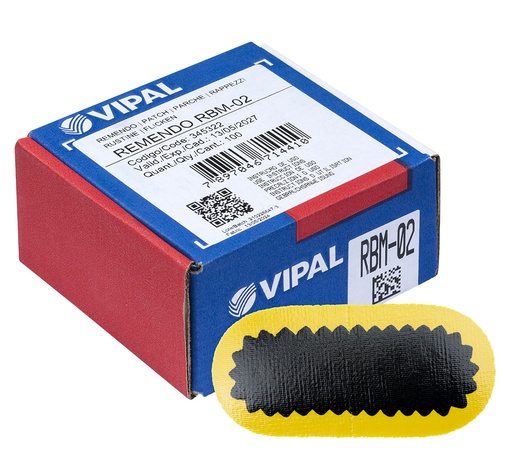 [02-05-03] ᴿᴰ Tube patches VIPAL RBM02 65×30 mm, 100 pcs (02-05-03, VIPAL)